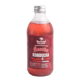 Kombucha Collagen C Power, okus brusnica & lavanda